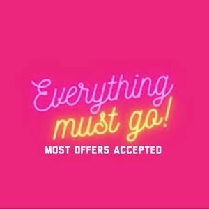 Everything must go!!